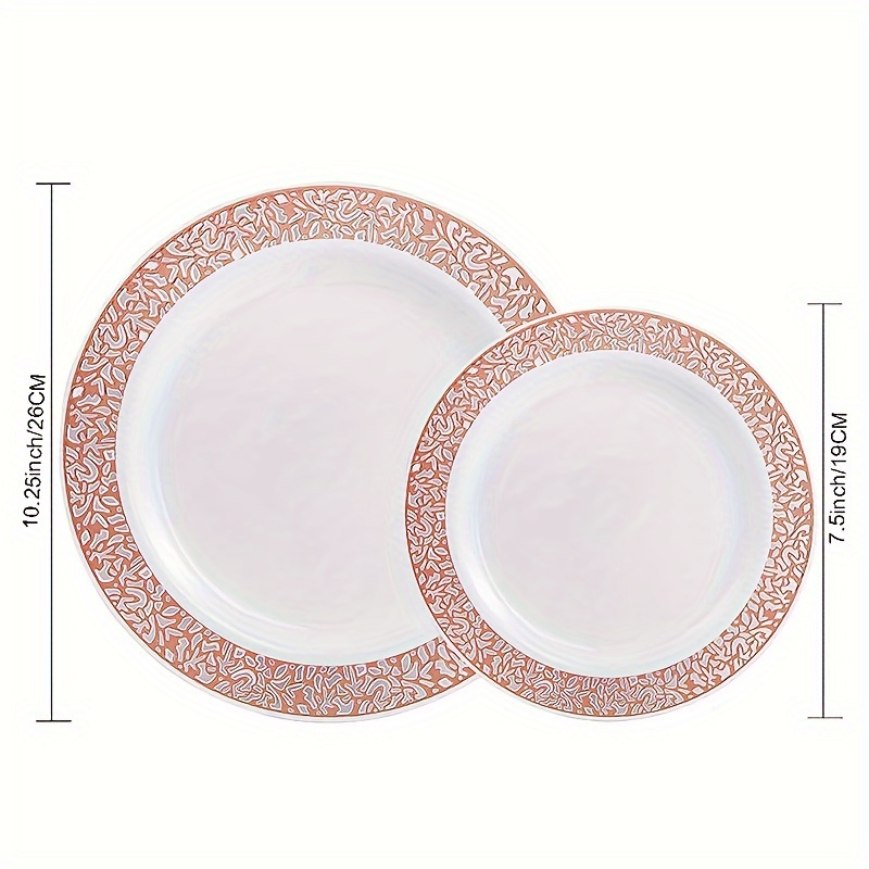 Assiette Dore 26cm ou 19 cm 6 pièces