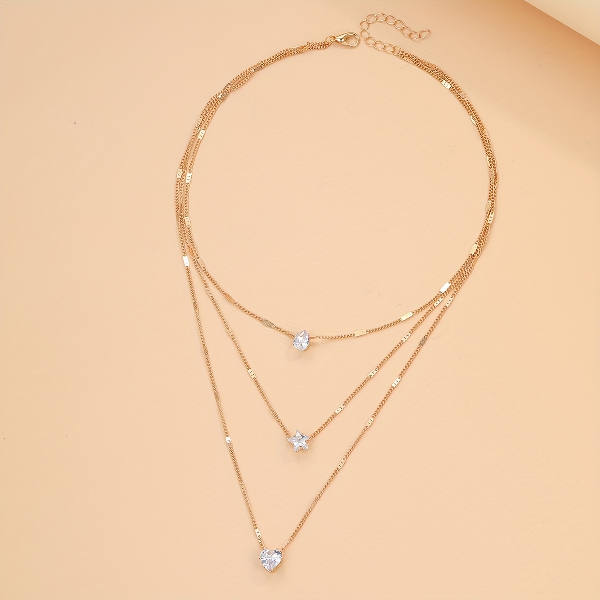 Fly me to the moon Zircon Necklace