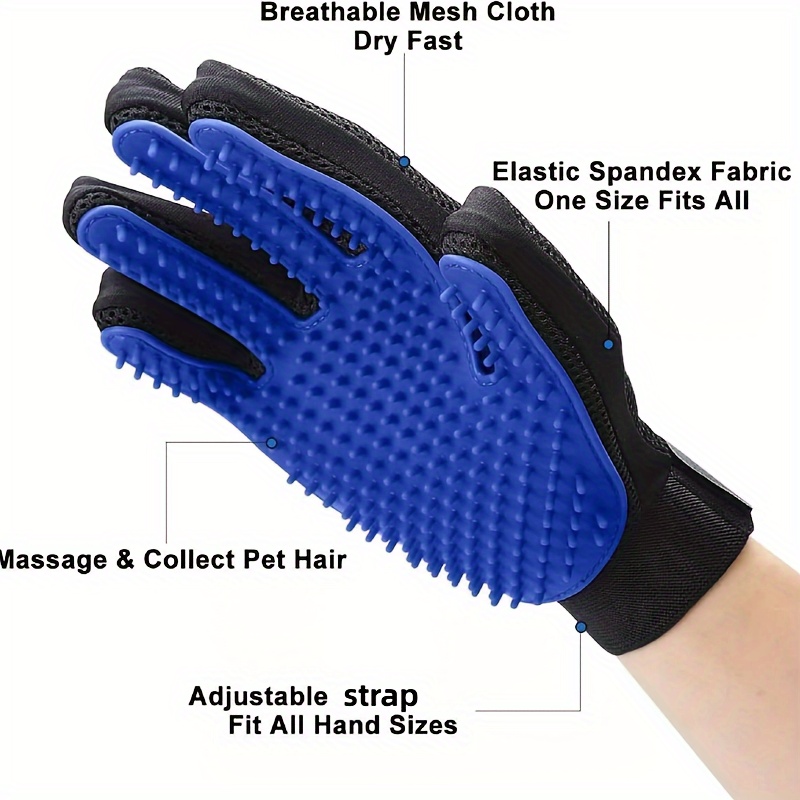 Rabbit best sale grooming glove