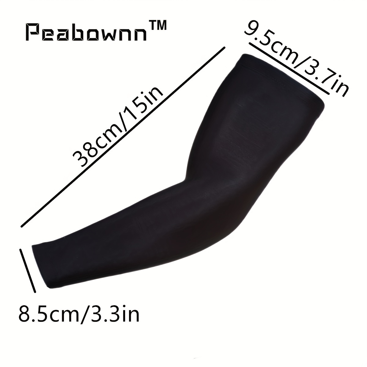 Peabownn Cooling Arm Sleeves UV Protection Compression Moisture Wicking