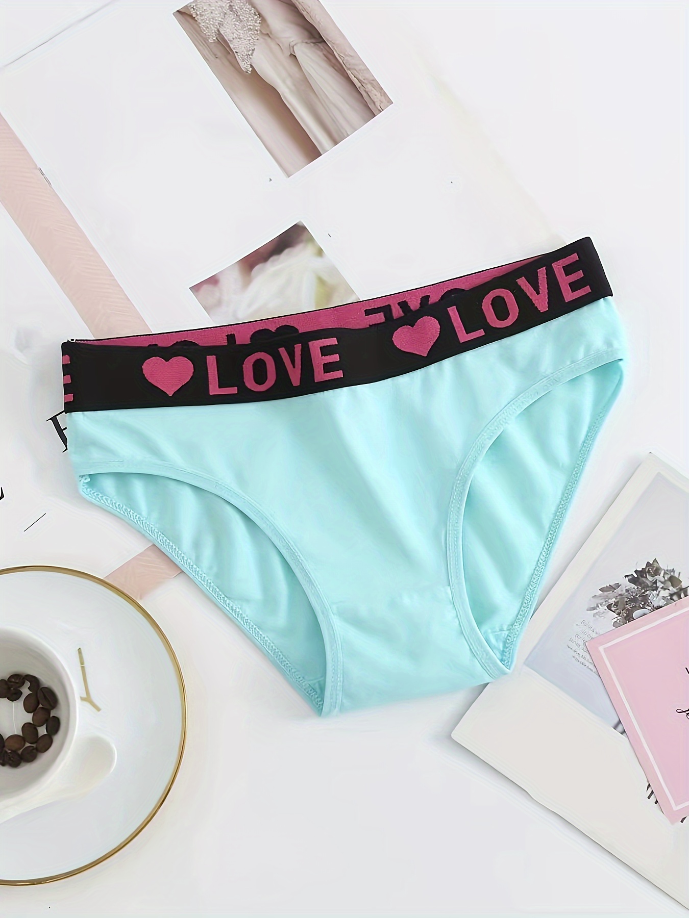 Women's Valentine's Day Sexy Panties Set Plus Size Heart - Temu Canada