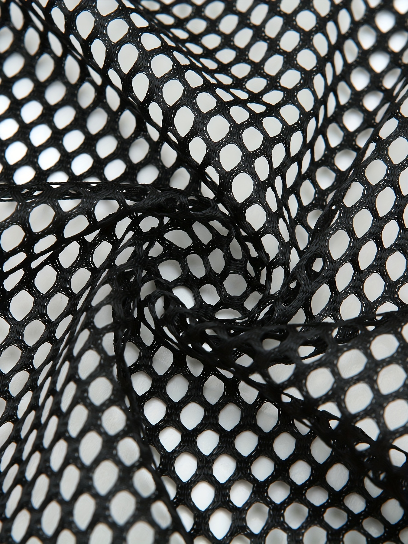 Black Nylon Mesh Fabric