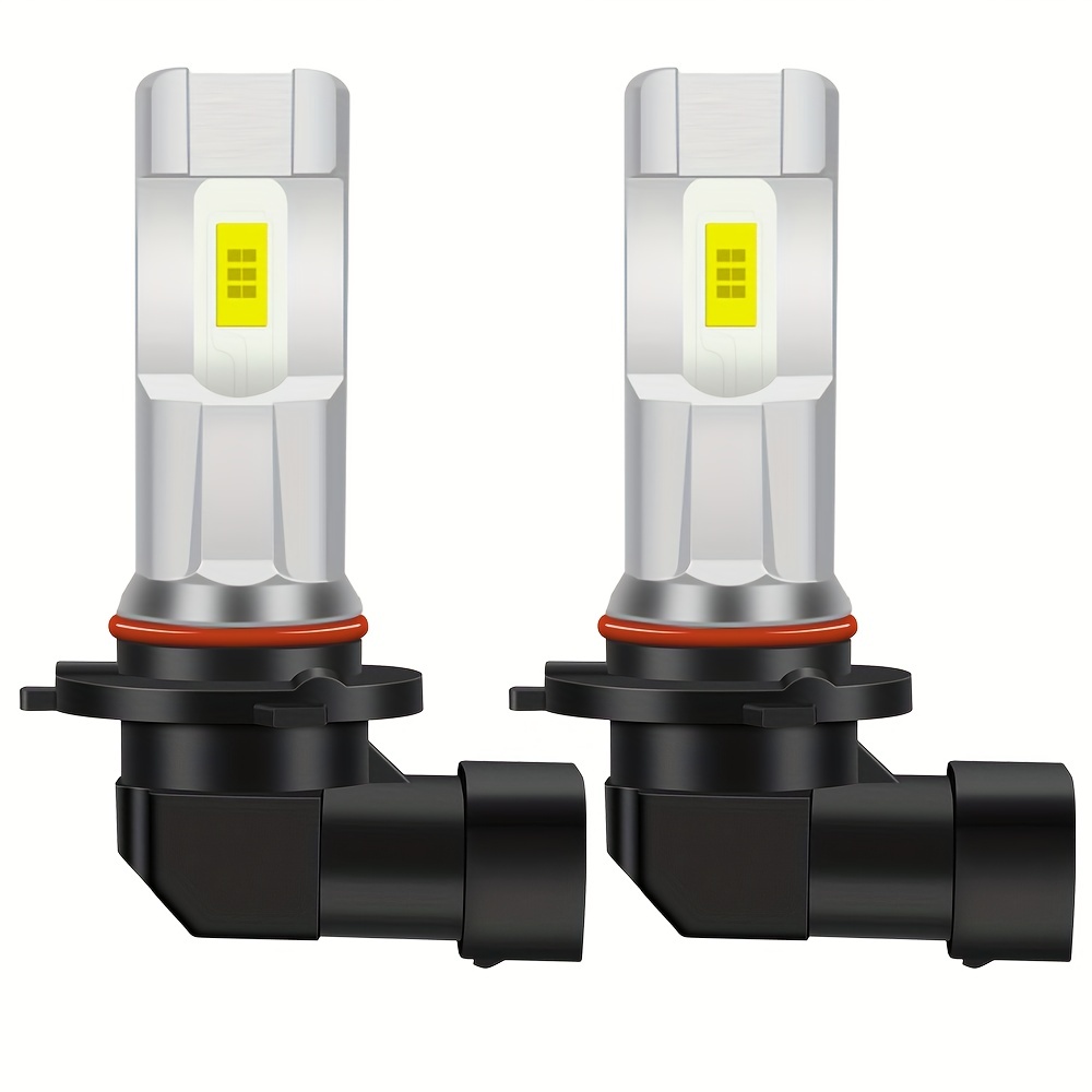 2PCS H1 Kit de conversión de bombillas de faros LED Luces de haz alto y  bajo 