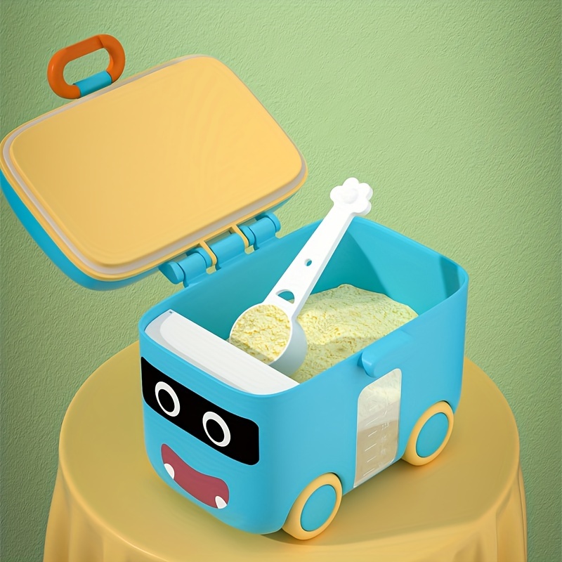 Cartoon Sealed Portable Milk Powder Storage Box For Travel, Snacks Food  Supplement Dispenser, Snacks Organizer