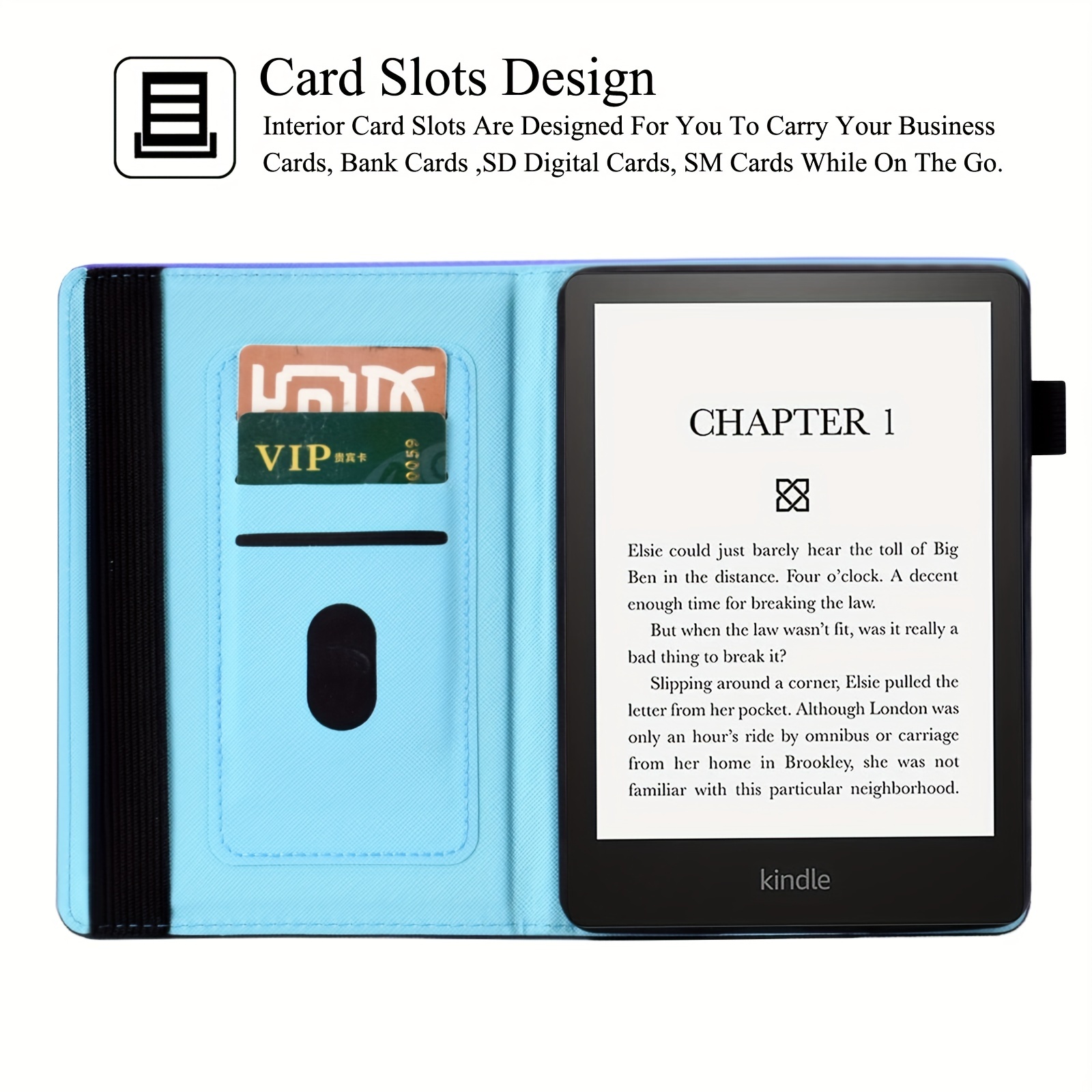 Étui avec support pour 6,8 Kindle Paperwhite 11e génération et