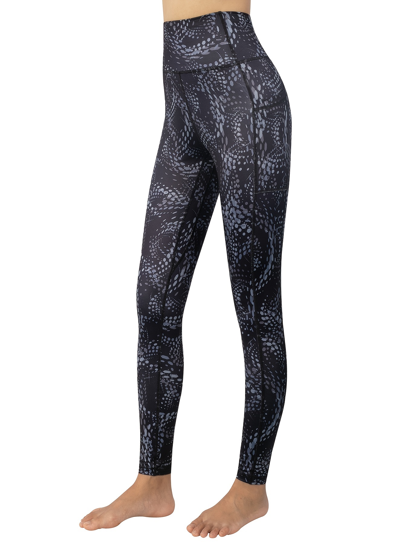 High-Waisted Yoga Leggings with Phone Pocket and Sweat Absorption for  Women's Fitness and Activewear