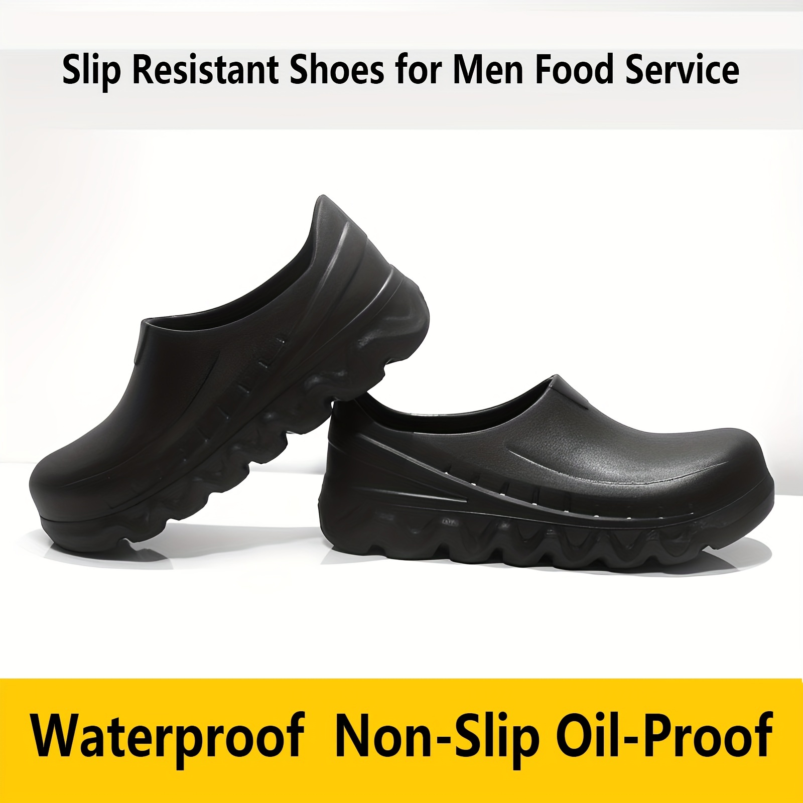 Zapatos Chef Hombre, Zapatos Restaurante Servicio Comida, Zapatos  Antideslizantes Resistentes Aceite Cocina, Zapatos Trabajo Eva - Calzado  Hombre - Temu