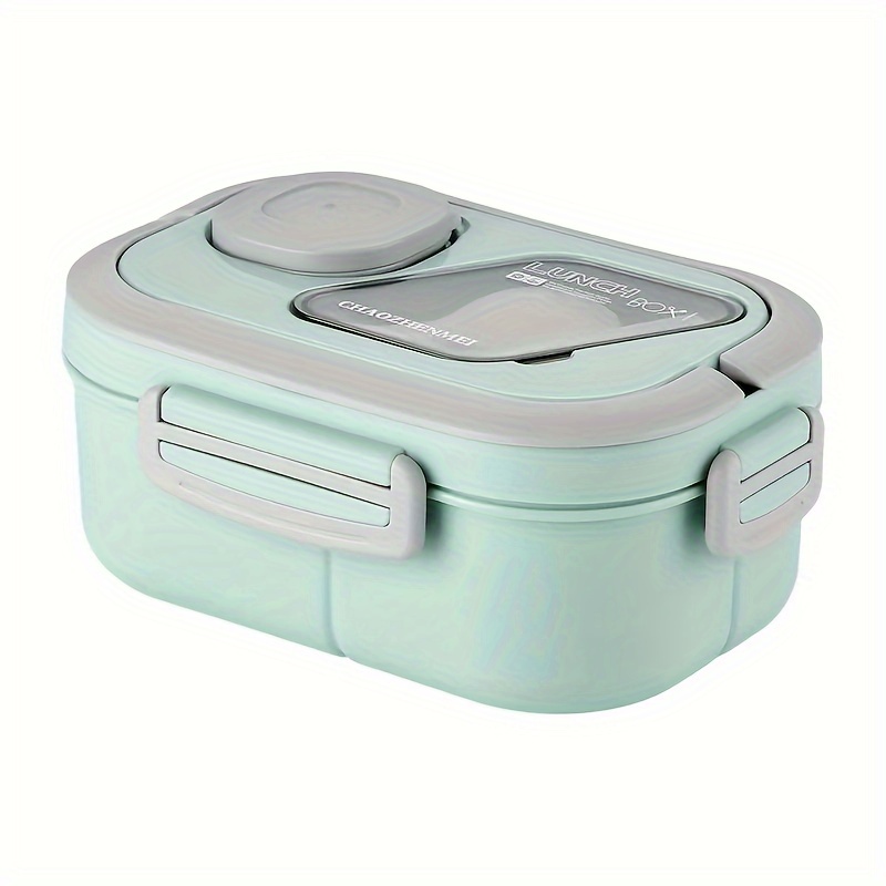 Plastic Multi-grid Lunch Box With Cutlery Set, Lunch Storage Container, Lunch  Box For Home Office Travel, Reusable Bento Lunch Box, Back To School  Supplies - Temu