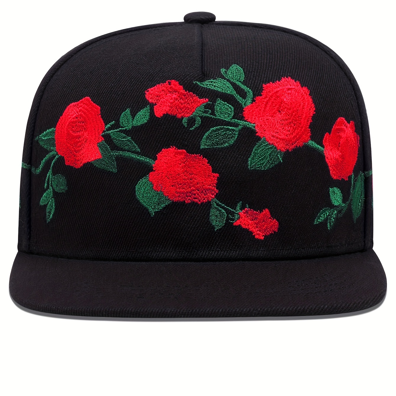 Hip Hop Embroidery Snapback Hat Trendy Lightweight Unisex - Temu
