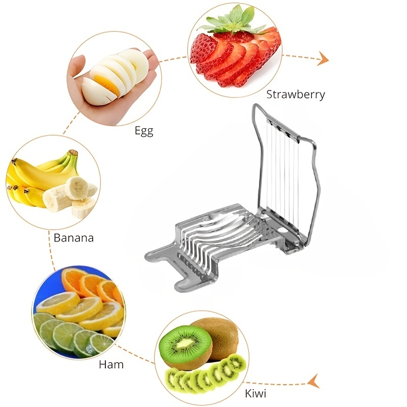 Egg Slicer Egg Cutter Strawberry Slicer Heavy Duty Stainless - Temu