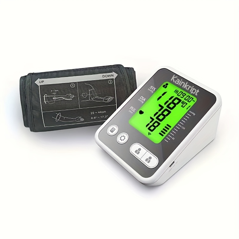 Automatic Blood Pressure Monitor Upper Arm Digital BP Machine Large Cuff  22-44cm