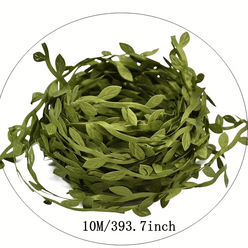 Wholesale SUNNYCLUE 40m Artificial Leaf Ribbon Leaves Leaf Ribbon Trim Rope  Cloth Cords with Plastic Paillette Sequins Chain & Polyester Ribbon and  Spools DIY Crafts and Party Wedding Home Decorations 