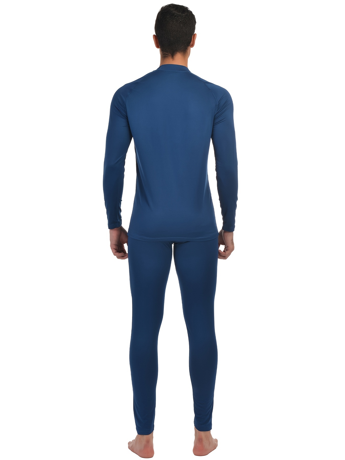 Men's Thermal Suit: Stay Warm Fit In Style With Fleece - Temu Germany