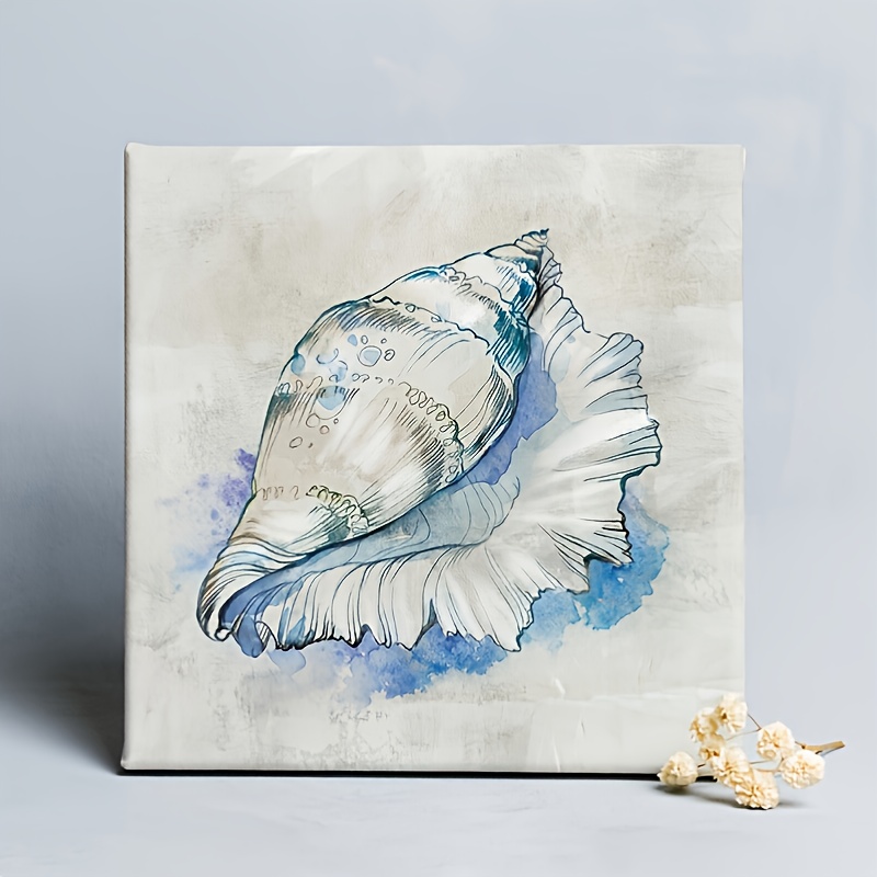 Cheap 1pc Classical Painting Conch Pattern Deals