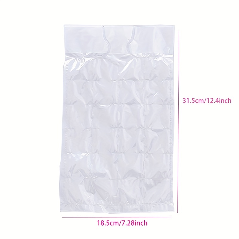 10pcs Disposable Clear Ice Bag, Simple PE Disposable Ice Cube Bag For  Kitchen