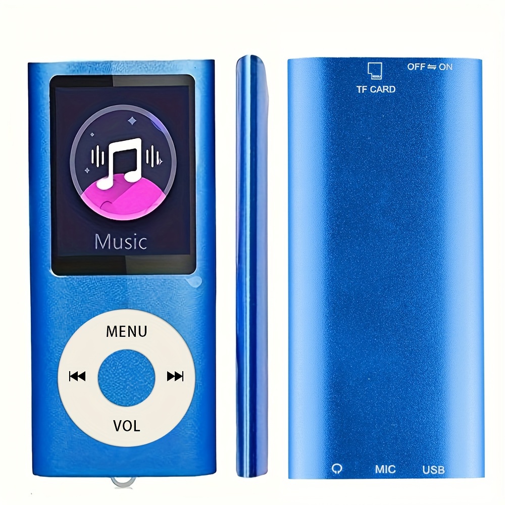 Bluetooth 5.0 MP3 MP4 Reproductor HIFI Altavoces De Música Deporte MP4  Media Radio FM Lector De Voz Libros Electrónicos