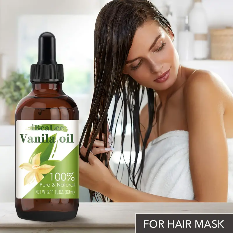 Bottle Of Pure Vanilla Essential Oil - 100% Pure Essential Oil For  Diffusers, Humidifiers, Sensitive Skin Care & Massage - Temu