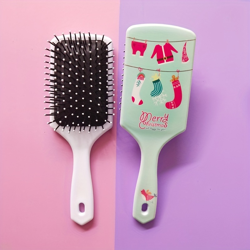 Girl Pattern Air Cushion Comb Detangler Brush Scalp - Temu