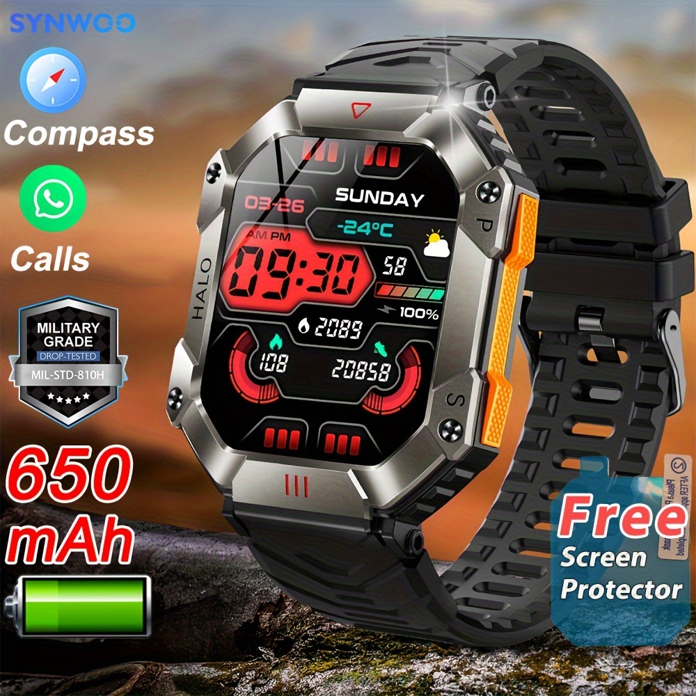 Sports Smart Watch 1.83''hd Color Screen Smartwatch Multi - Temu