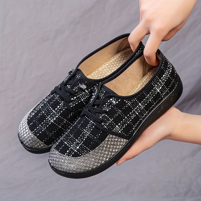 Baskets basses noir et blanc à carreaux et à appliqués Skel Top AMIRI en solde
