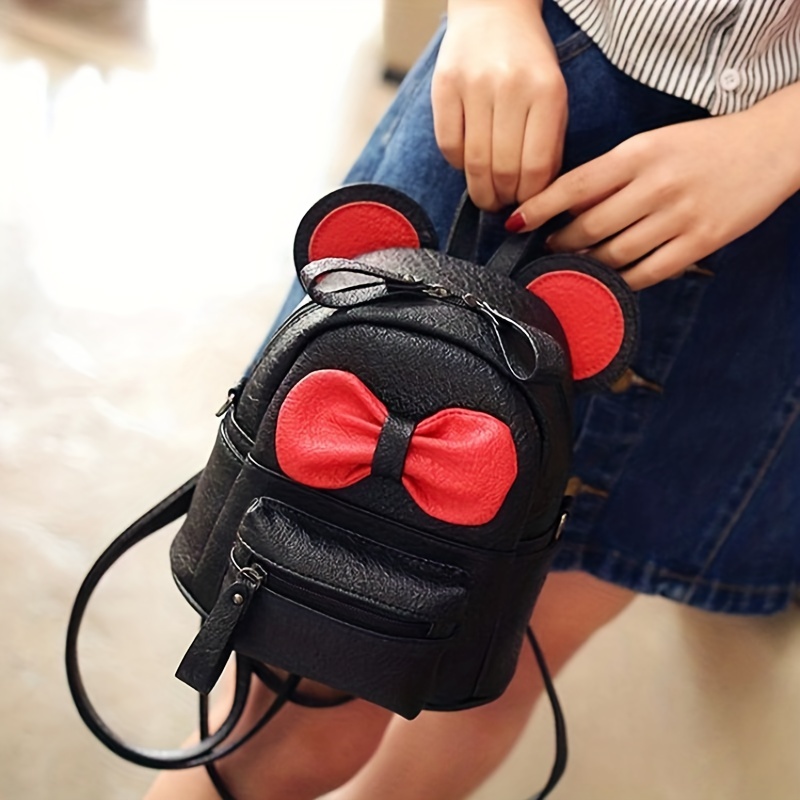 Cute mini Red backpack for Women