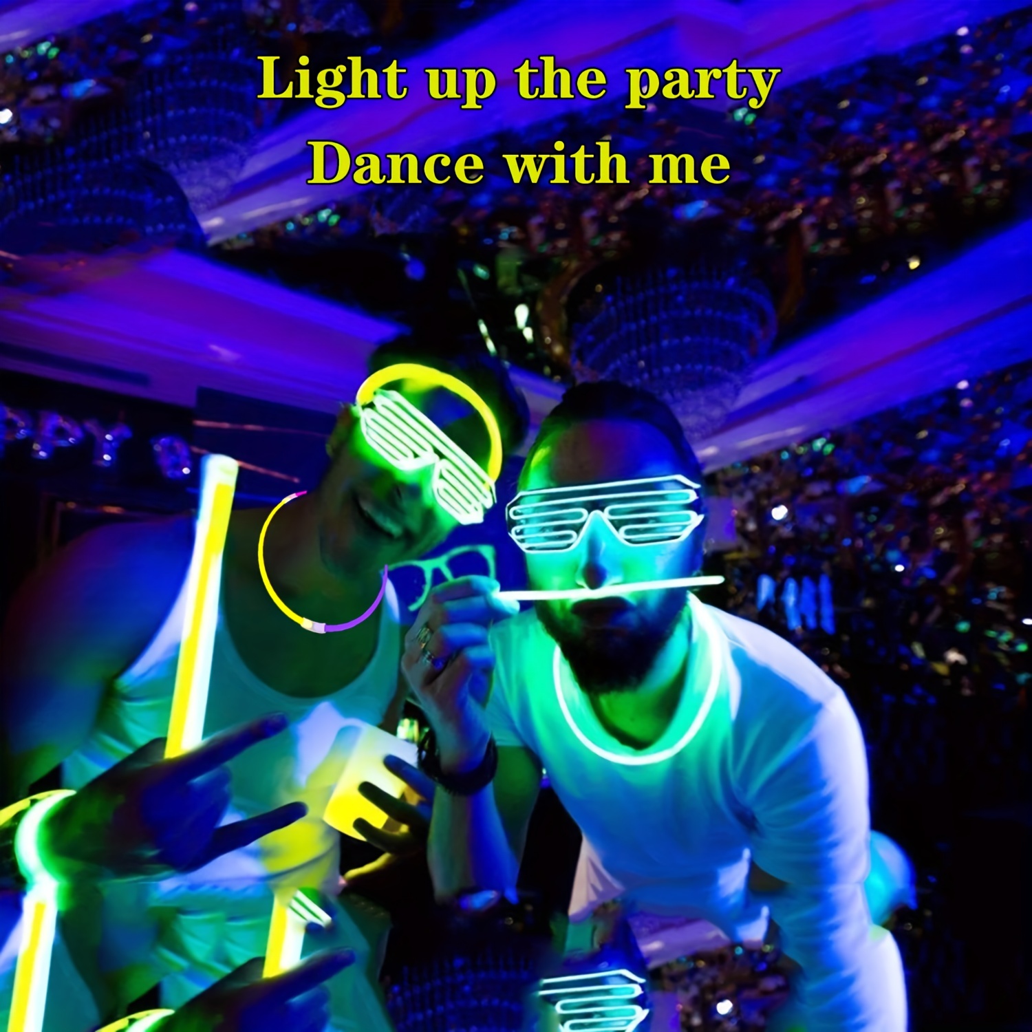 Partysticks Glow Sticks Party Supplies 100/200pcs - 8 Inch Glow In The Dark  Light Up Sticks Party Favors, Glow Party Decorations, Neon Party Glow Neck
