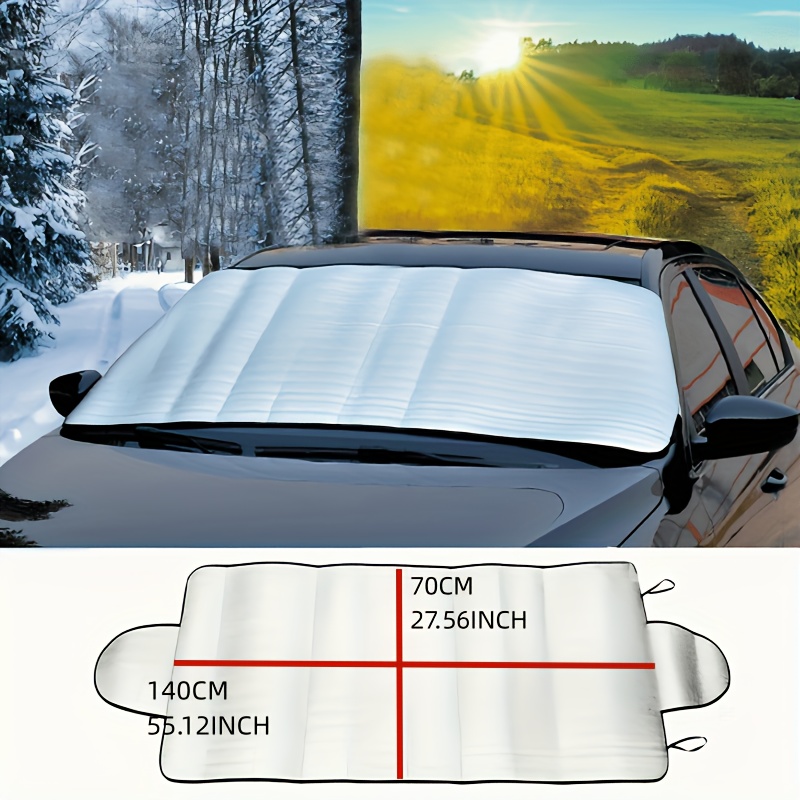 1pc Snow Cover, Car Windshield Snow Cover, Winter Car Windshield, Window  Snow Cover, Anti-Frost, Anti-Freeze, Anti-ice