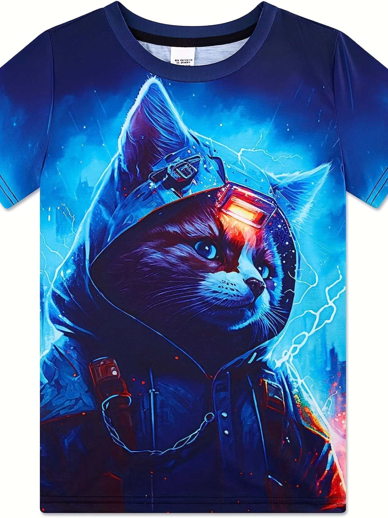 Astro Cat Graphic T-Shirt