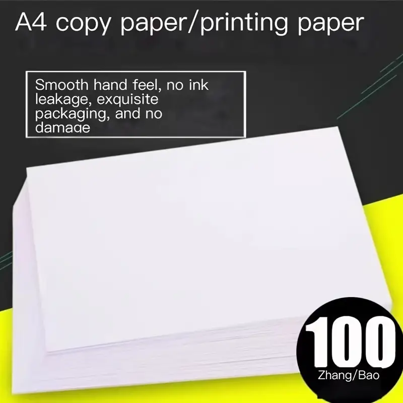 A4 Copy Paper White Paper Double sided Anti static White - Temu
