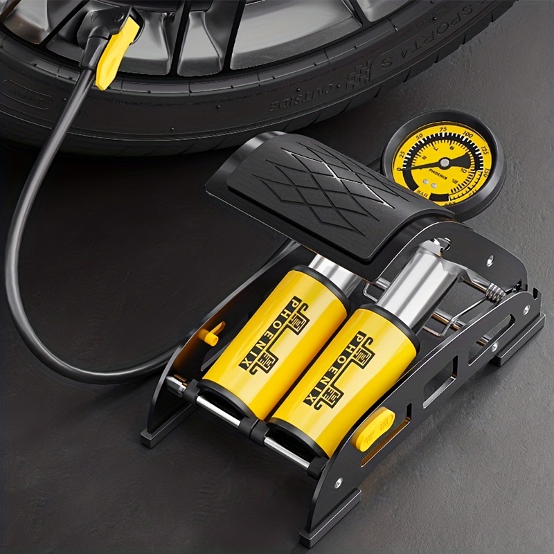 X tiger Mini Bomba Aire Portátil Bicicleta Manómetro - Temu