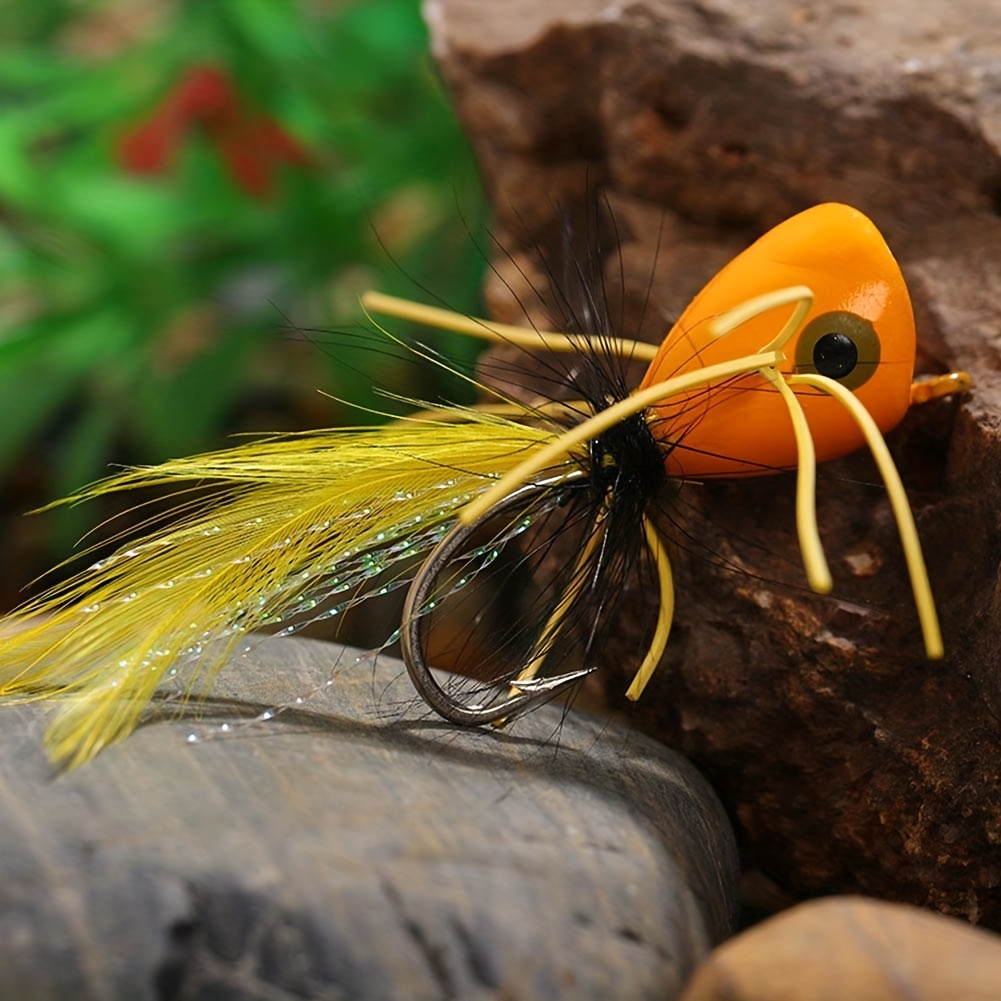 Fly Fishing Popper Lure Kit Bionic Fishing Bait Fishing - Temu United  Kingdom