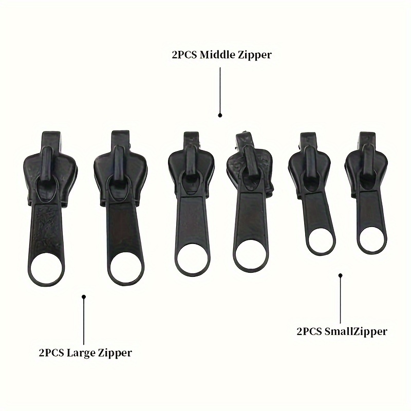 6pcs Instant Zipper Universal Instant Fix Zipper Repair Kit - Temu