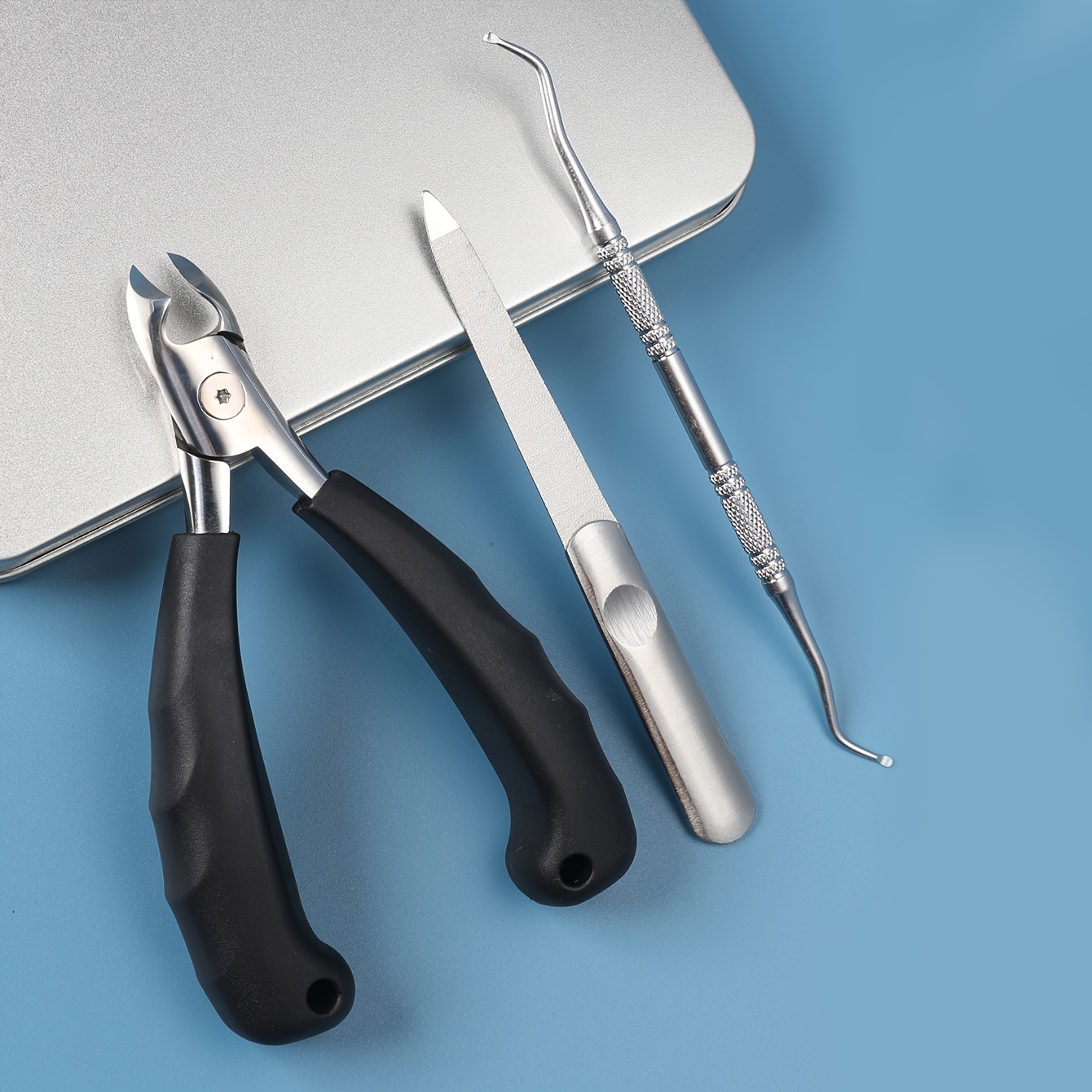 Nail Clippers with Catcher for Thick Toenails and Fingernail