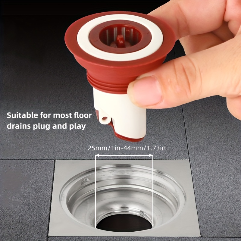 White Plastic Floor Drain Floor Drain Anti odor Device Sewer - Temu