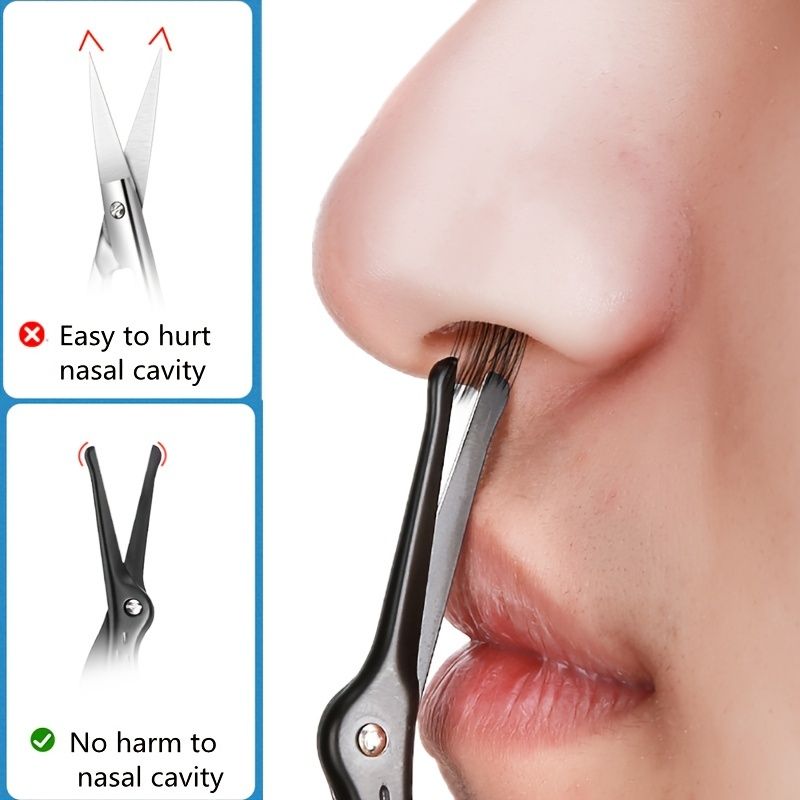 Nose Hair Trimmer Crane Beauty Scissors Stainless Steel Safety Face Nose  Hair Clean Tools Nose Hair Shave Eyebrow Cut Eyelashes Epilator Manual  Small Scissors Makeup Tool - Beauty & Personal Care - Temu