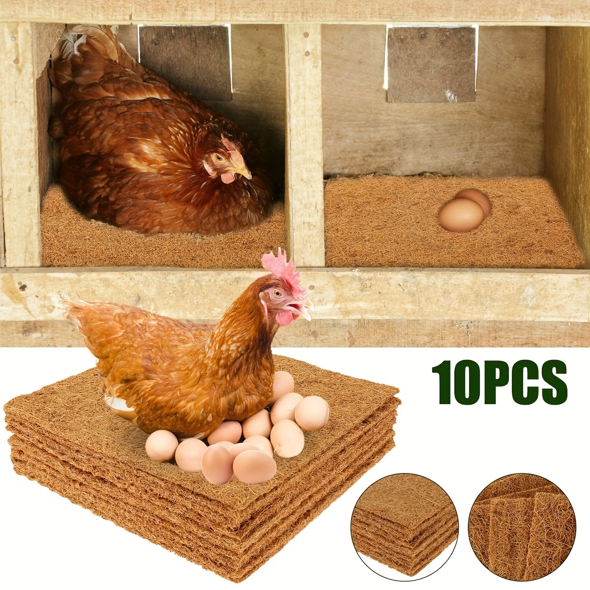 Chicken Coop Pads Washable Nest Pads For Chicken Coops - Temu