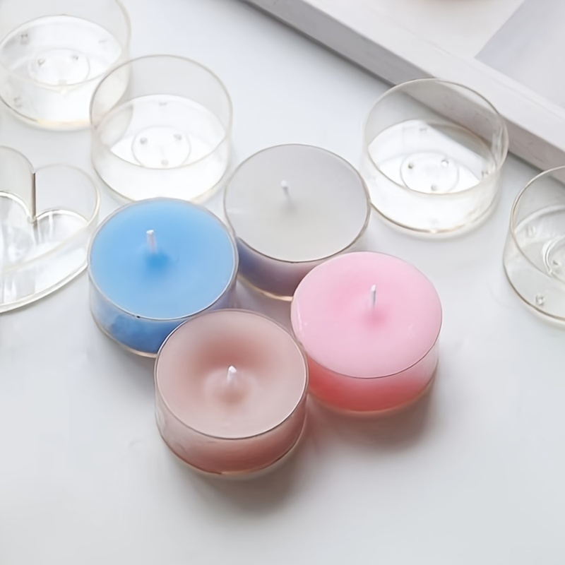 10/15/20 Pezzi Tazze Candele Tea Light Contenitore Vuoto In - Temu Italy