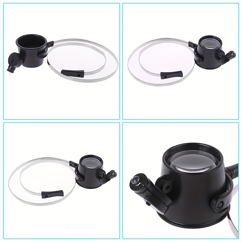 (TM) 15x Lupa Reparación de relojes vergrootglas magnify lupa gafas  relojero tercera mano