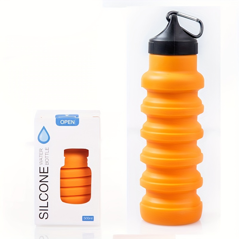 Foldable Reusable Silicone Water Bottles Portable Leakproof - Temu