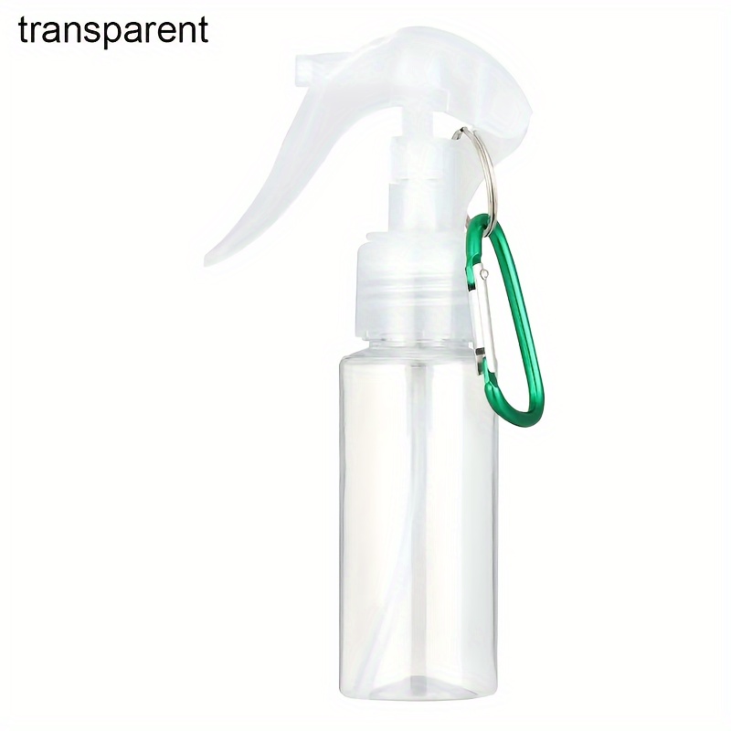60ml Plastic Perfume Atomiser With Carabiner Hook Makeup Tool Sub-bottling Trigger Spray Bottles Lotion Samples Empty Container
