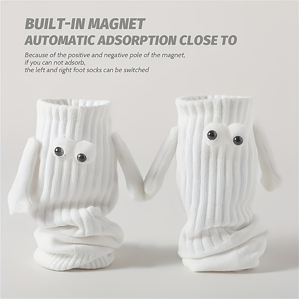 Couple Holding Hands Sweat-absorbing Cotton Socks