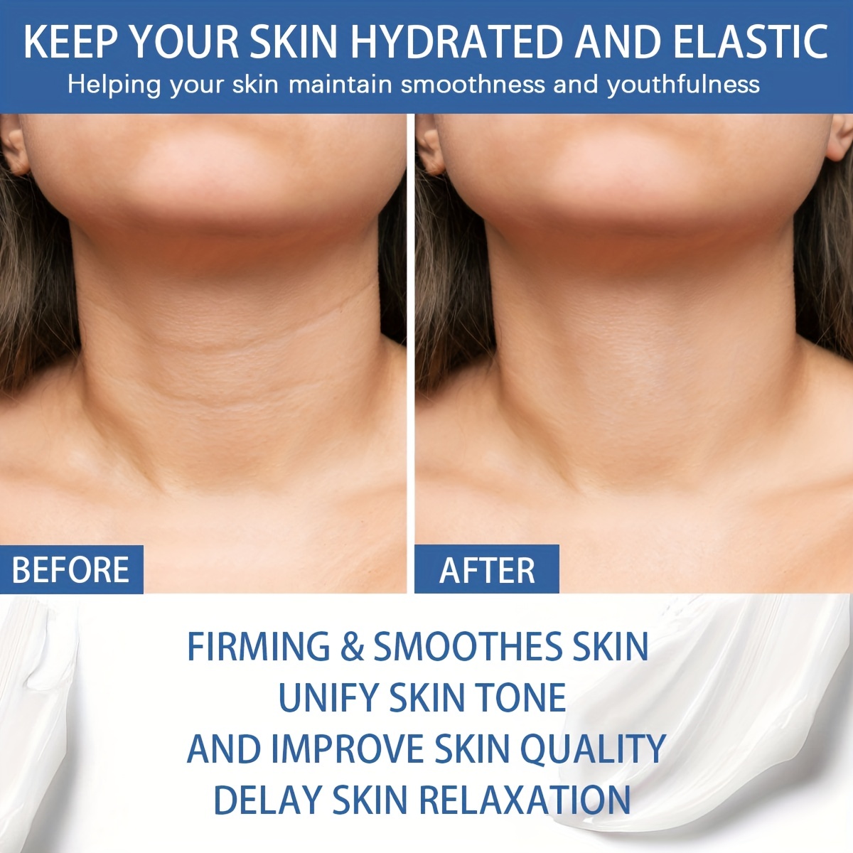 Neck Firming Cream - Nourishes, Tightens, Increases Elasticity, Non-Irritating