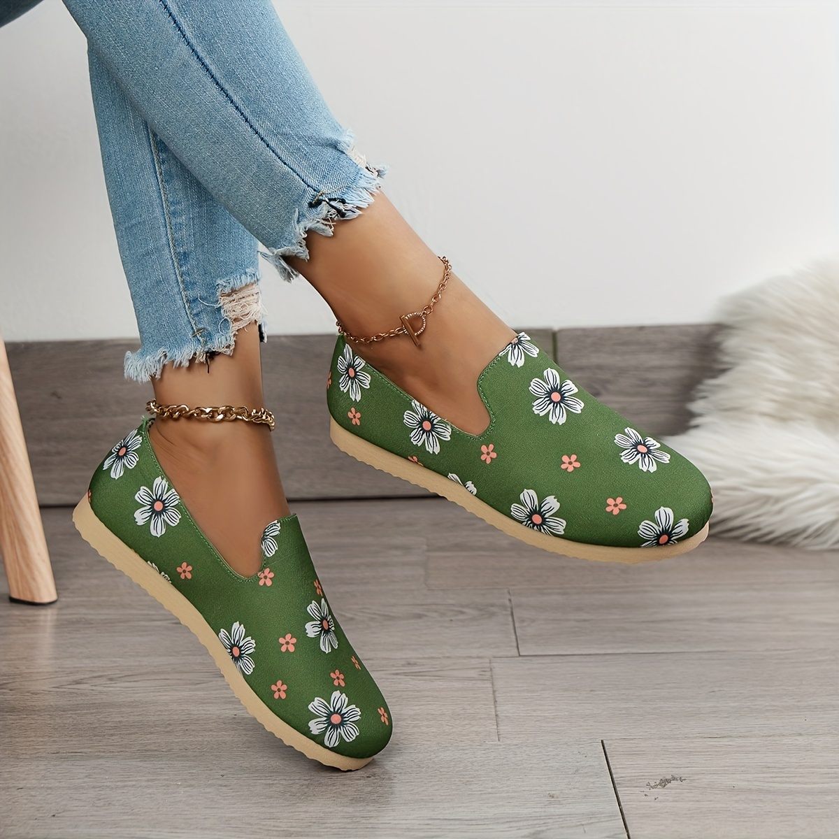 Floral Flats For Women - Temu Canada