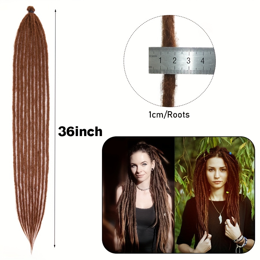 5strands Handmade Dreadlocks Hair Extension Crochet Braids - Temu