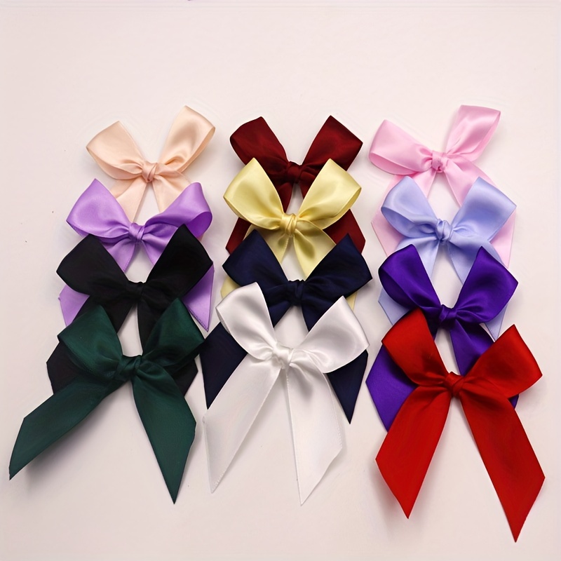 Colorful Ribbon Bow Small Size Polyester Ribbon Bow Flower - Temu