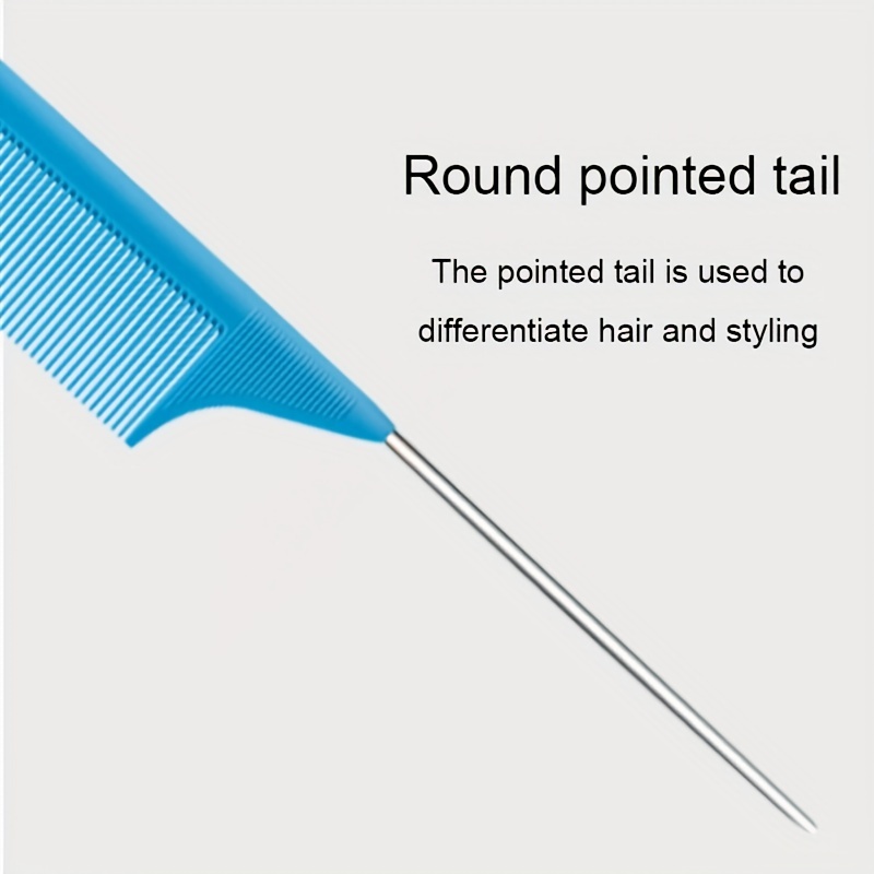 Rat Tail Comb Parting Comb For Braiding Hair Carbon - Temu