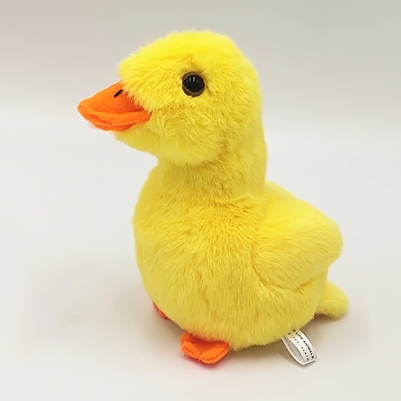 New 25cm Duck with Knife Plush Little Yellow Duck Cute Plush Doll