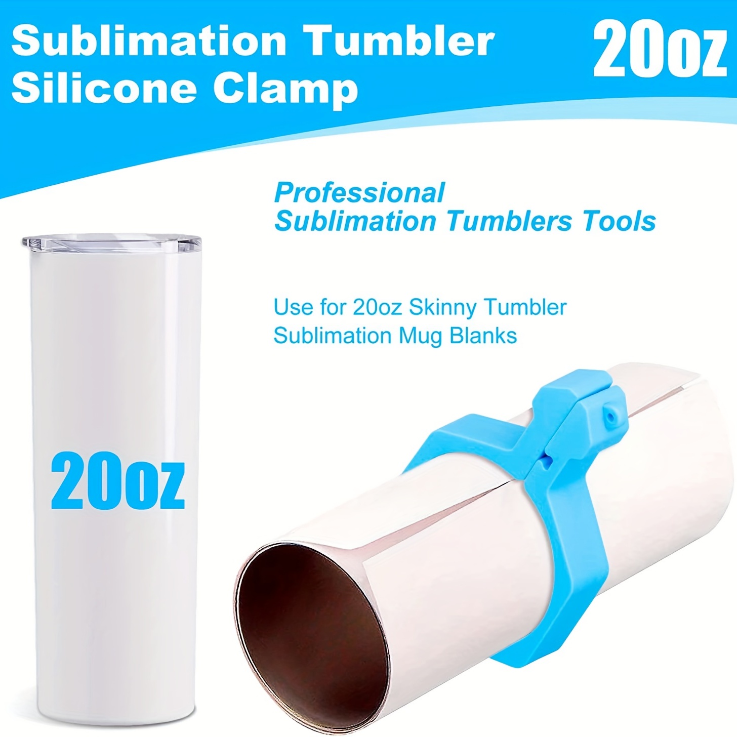 Silicone Sublimation Tumbler Clamp For Tumblers, Pincher For Skinny Tumbler  Sublimation Mug Blanks, Perfect Tool For Sublimation Paper Application -  Temu Mexico
