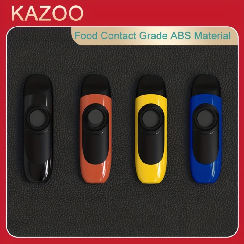 Kazoo Kazoo professionnel en alliage de métal Kazoo Flûte à vent en bois  Kazoo Diaphragme Bouche Instrument de musique Kazoo Kazoo en métal Kazoo  Kazoo pour enfants et adultes Flûte kazu 
