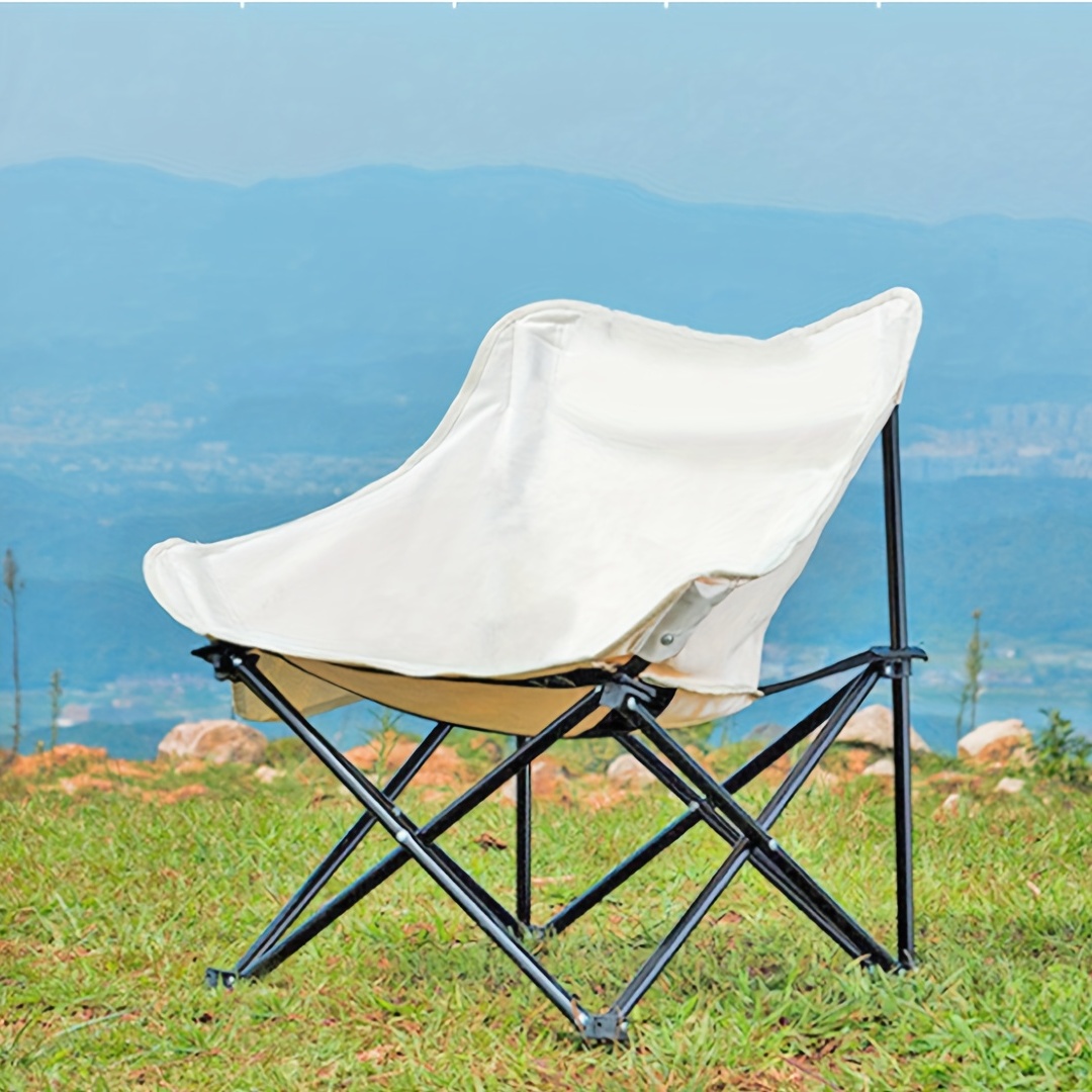 Silla de playa portátil y plegable acolchada con mesa auxiliar y bolsillos  de almacenamiento, silla de director ligera de gran tamaño para interiores